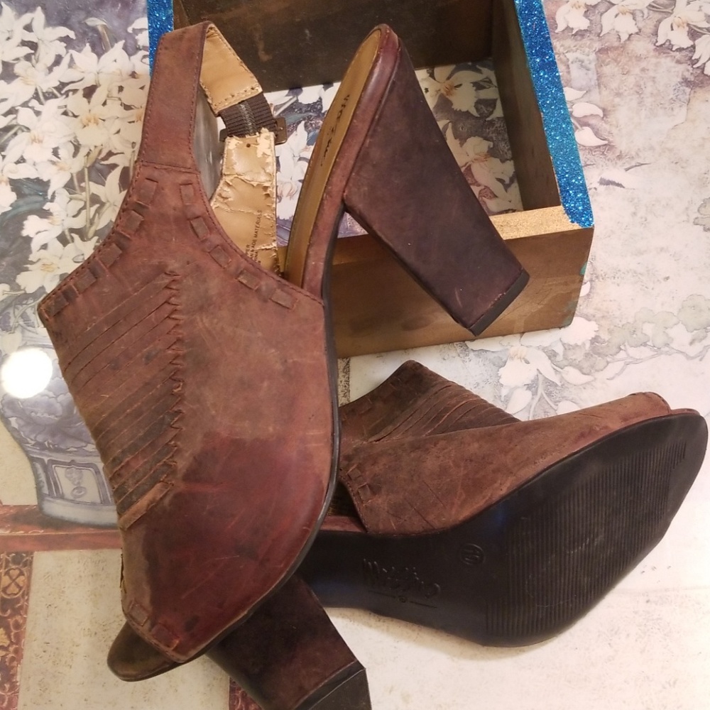 *Firm*Mossimo Sling Back heels Sz 10 - Picture 3 of 5